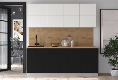 Кухонный гарнитур Интерлиния Мила Матте 2.1 А