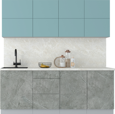 Кухонный гарнитур Интерлиния Мила Матте 2.1 А - фото