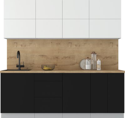 Кухонный гарнитур Интерлиния Мила Матте 2.2 А - фото
