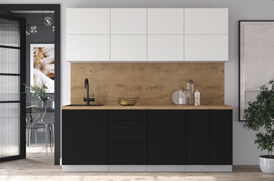 Кухонный гарнитур Интерлиния Мила Матте 2.2 А