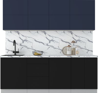 Кухонный гарнитур Интерлиния Мила Матте 2.2 А - фото