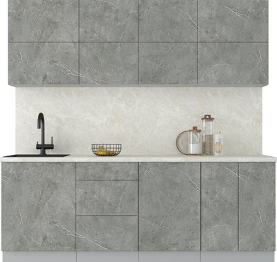 Кухонный гарнитур Интерлиния Мила Матте 2.2 А - фото