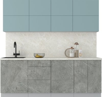 Кухонный гарнитур Интерлиния Мила Матте 2.2 А - фото