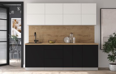 Кухонный гарнитур Интерлиния Мила Матте 2.3 А