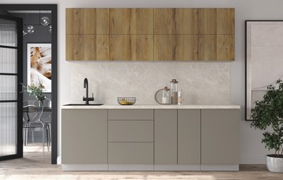 Кухонный гарнитур Интерлиния Мила Матте 2.3 А