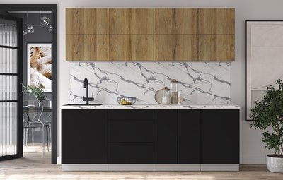 Кухонный гарнитур Интерлиния Мила Матте 2.3 А