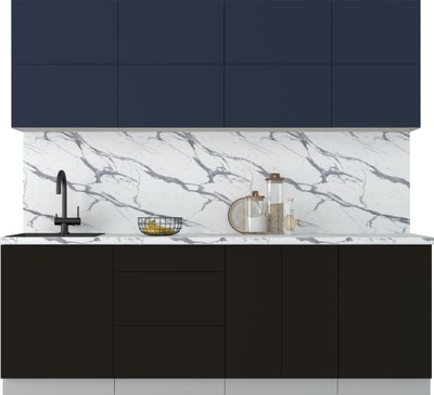 Кухонный гарнитур Интерлиния Мила Матте 2.3 А - фото