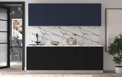 Кухонный гарнитур Интерлиния Мила Матте 2.3 А