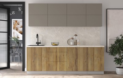 Кухонный гарнитур Интерлиния Мила Матте 2.3 А