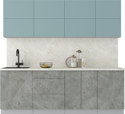 Кухонный гарнитур Интерлиния Мила Матте 2.3 А - фото