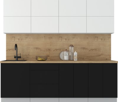 Кухонный гарнитур Интерлиния Мила Матте 2.4 А - фото