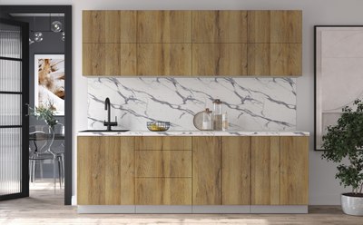 Кухонный гарнитур Интерлиния Мила Матте 2.4 А