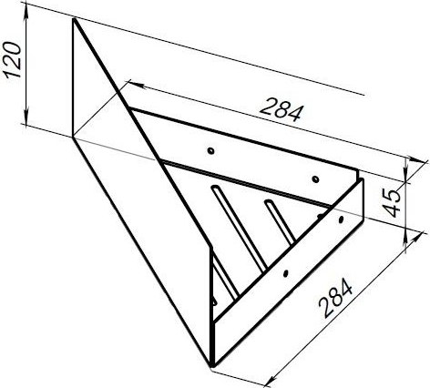 Полка для ванной Aquanet Магнум 341536