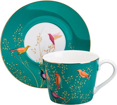 Чашка с блюдцем Lefard Golden Birds 419-125 - фото