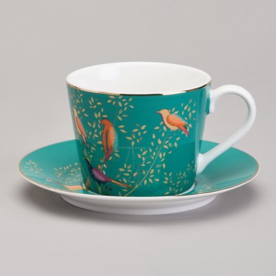 Чашка с блюдцем Lefard Golden Birds 419-125
