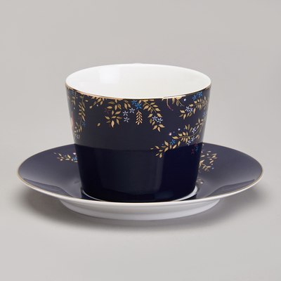 Чашка с блюдцем Lefard Golden Birds 419-127