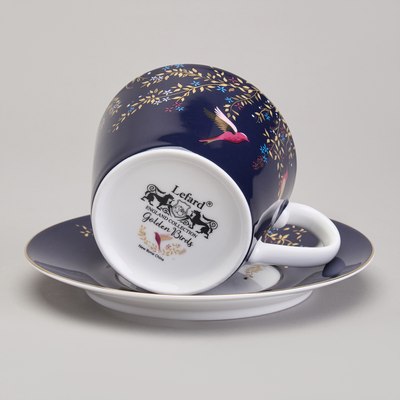 Чашка с блюдцем Lefard Golden Birds 419-127