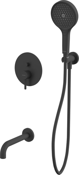 Душевой гарнитур со смесителем Whitecross Y YSET06TOPBL - фото