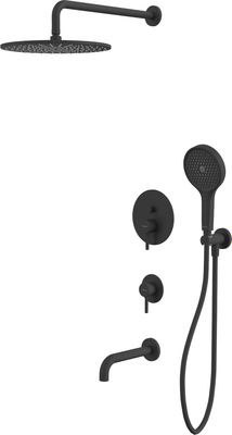 Душевая система со смесителем Whitecross Y YSET07TOPBL - фото