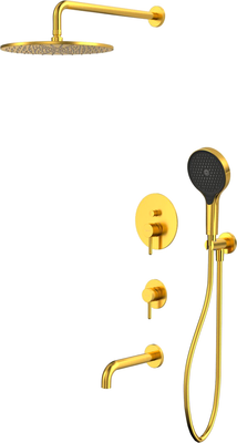 Душевая система со смесителем Whitecross Y YSET07TOPGLB - фото