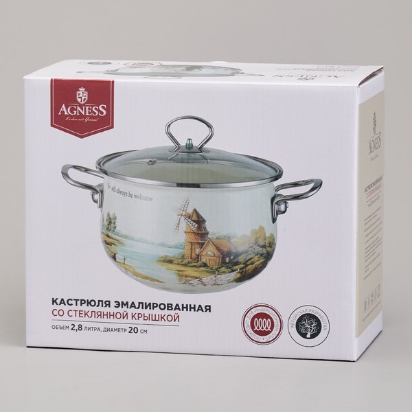 Кастрюля Agness 943-077