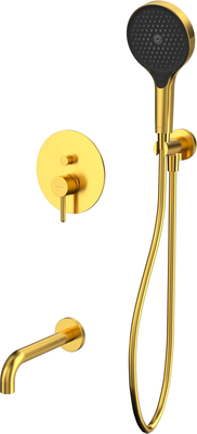 Душевой гарнитур со смесителем Whitecross Y YSET06TOPGLB - фото