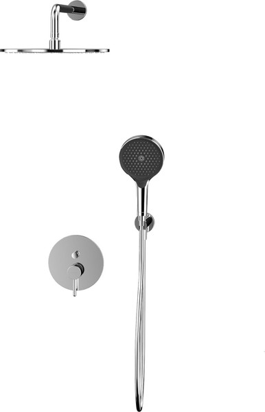 Душевая система со смесителем Whitecross Y YSET04TOPCR (хром)