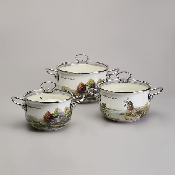 Набор кастрюль Agness 943-106