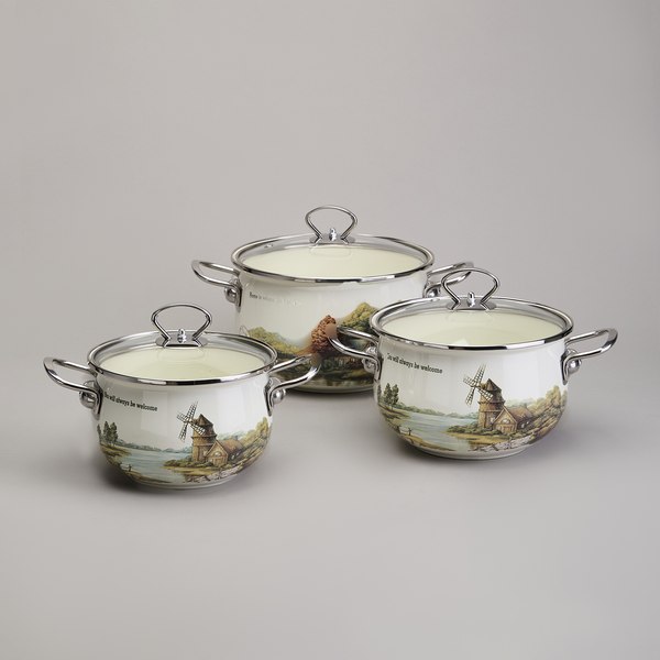 Набор кастрюль Agness 943-106