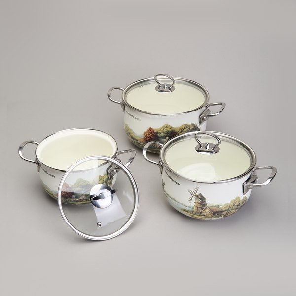 Набор кастрюль Agness 943-106