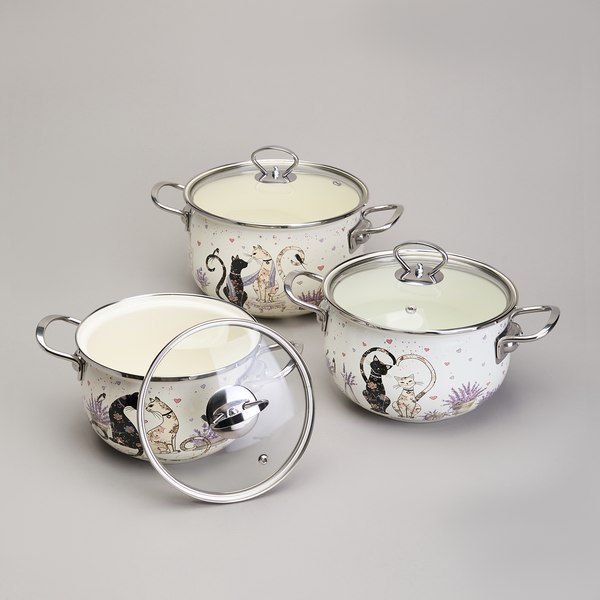 Набор кастрюль Agness 943-107