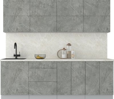 Кухонный гарнитур Интерлиния Мила Матте 2.4 А - фото