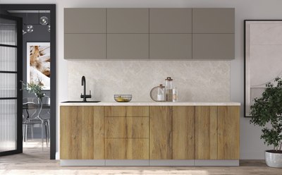 Кухонный гарнитур Интерлиния Мила Матте 2.4 А