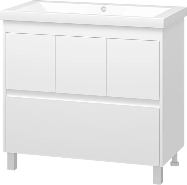 Тумба с умывальником Misty Алиса 90 / Э-Али01090-0112Я+10.150.00900.001 - фото