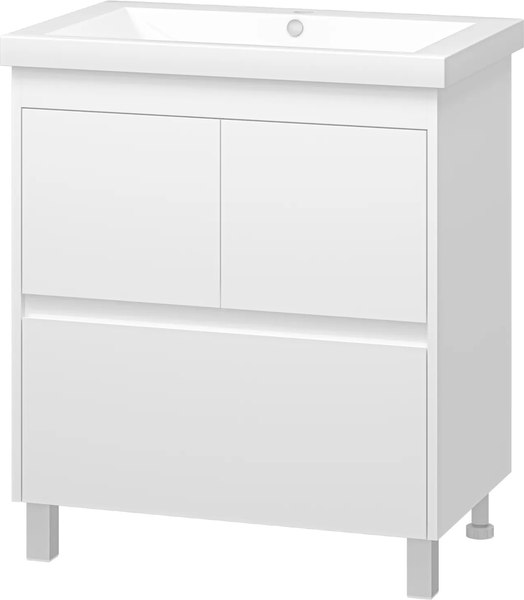 Тумба с умывальником Misty Алиса 75 / Э-Али01075-0112Я+10.150.00750.001 - фото