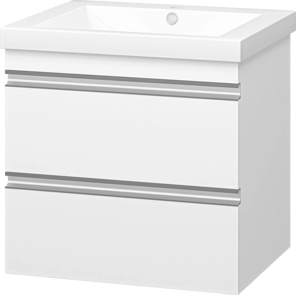 Тумба с умывальником Misty Ингрид 60 / П-Инг-01060-011П2Я+10.150.00580.001 - фото