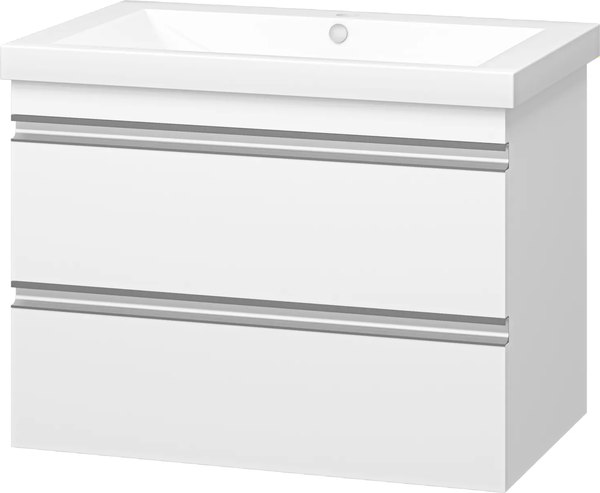 Тумба с умывальником Misty Ингрид 75 / П-Инг-01075-011П2Я+10.150.00750.001 - фото