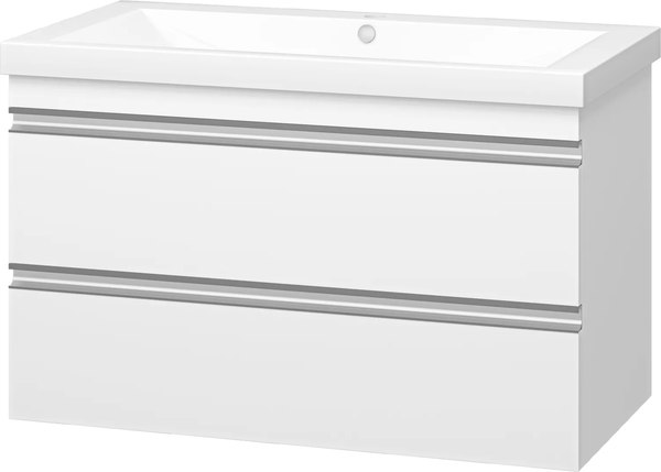 Тумба с умывальником Misty Ингрид 90 / П-Инг-01090-011П2Я+10.150.00900.001 - фото