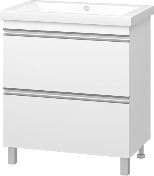 Тумба с умывальником Misty Ингрид 75 / П-Инг-01075-012Я+10.150.00750.001 - фото