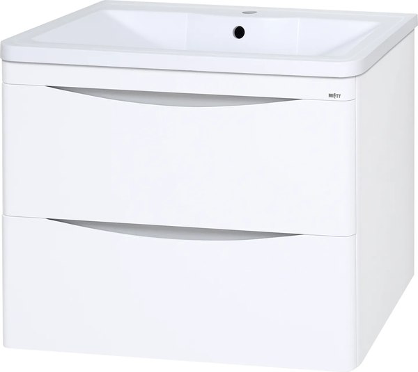 Тумба с умывальником Misty Атлантик 70 / П-Атл-01070-011П2Я+10.020.00700.001 - фото