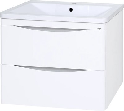 Тумба с умывальником Misty Атлантик 80 / П-Атл-01080-011П2Я+10.020.00800.001 - фото