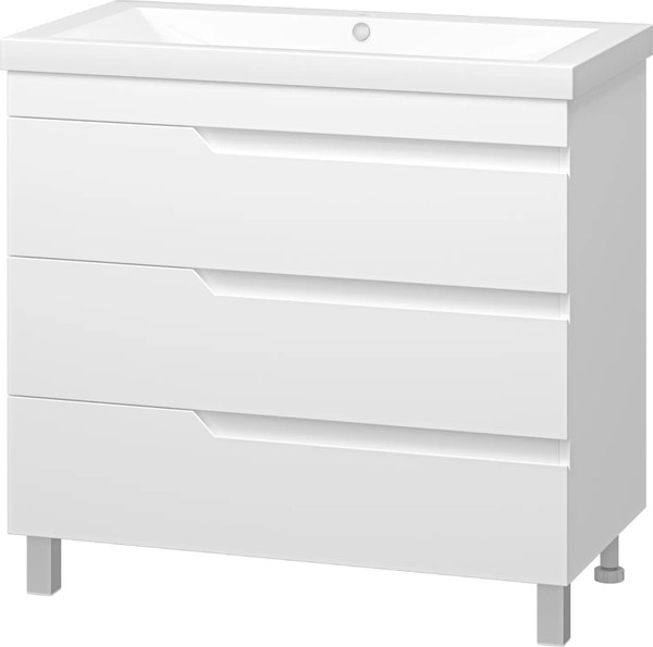 Тумба с умывальником Misty Софт 90 / П-Соф-01090-0113Я+10.150.00900.001 - фото