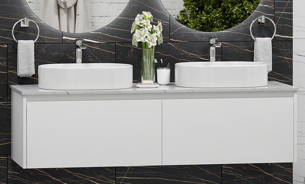 Тумба под умывальник Misty Виста 150 / П-Вис-09150-012Я+УТ000025081 - фото