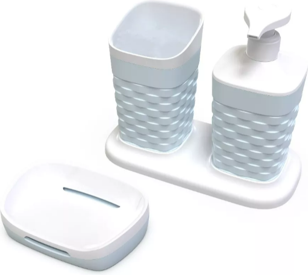 Набор аксессуаров для ванной Полимербыт Reef / 4337103