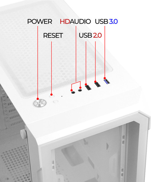 Корпус для компьютера Ginzzu CL330