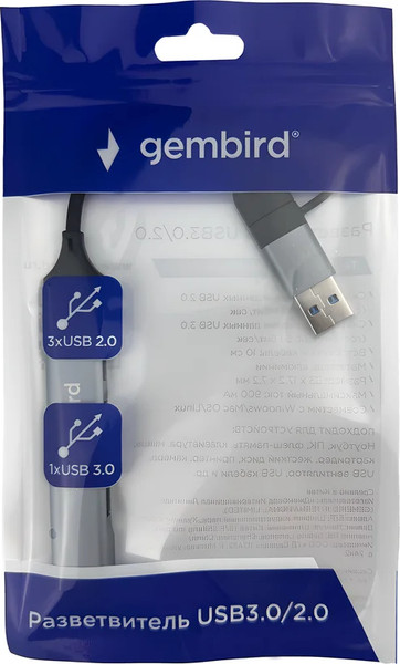 USB-хаб Gembird UHB-C204