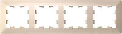 Рамка для выключателей и розеток Systeme (Schneider) Electric AtlasDesign Air ATN220204 - фото