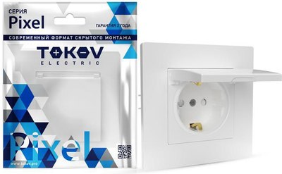 Розетка Tokov Electric Pixel TKE-PX-R1ZSW1-C34