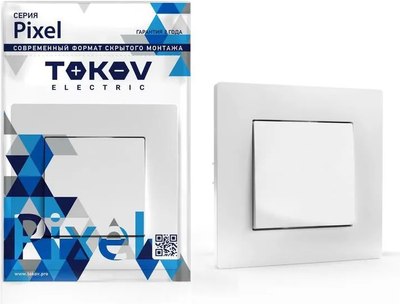 Выключатель Tokov Electric Pixel TKE-PX-V1F-C34