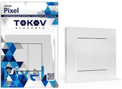 Выключатель Tokov Electric Pixel TKE-PX-V2F-C34